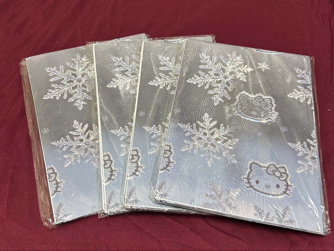 Hello Kitty Snowflake Wrapping Paper (Category: Stationery & School Supplies) located in Muntinlupa City. Submitted by pearlsarchives (Listing ID 1465996437, Image 2). Description: 6 pcs per pack 100 each pack.