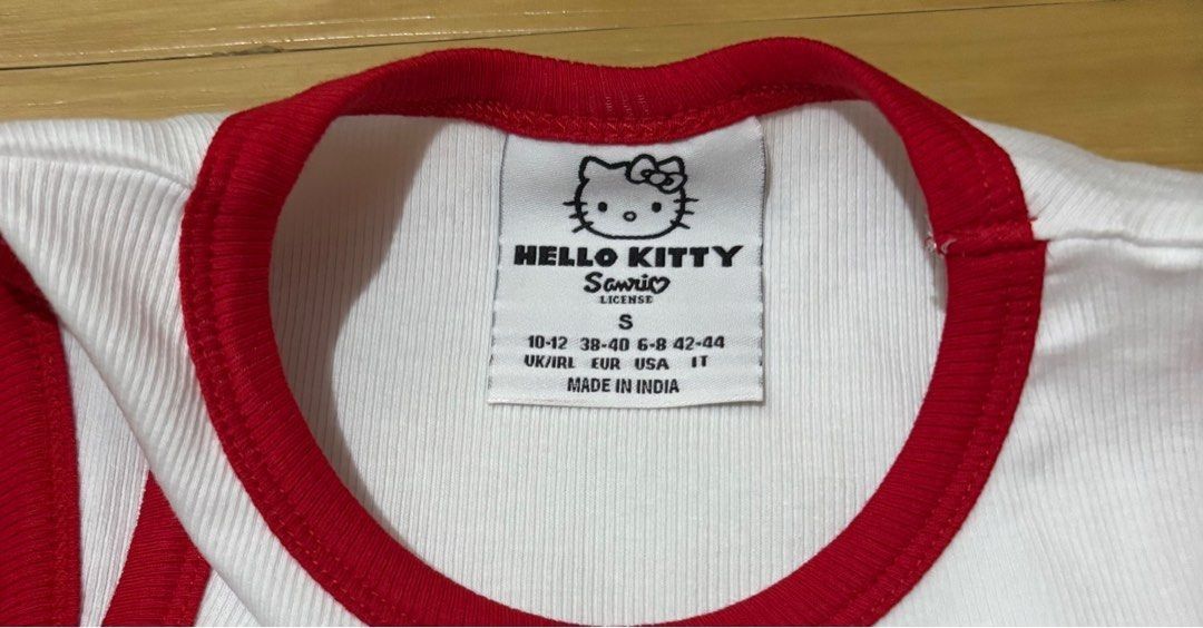 Hello Kitty Tank Top Small (Category: Sleeveless) located in Quezon City. Submitted by beckyshop2024 (Listing ID 1466145576, Image 2). Description: - Unused - Washed - No more tag.