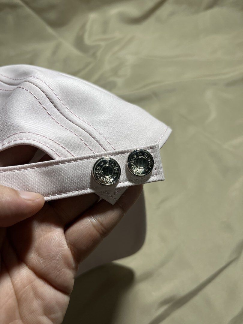 HERMES (Category: Hats & Beanies) located in Quezon City. Submitted by headline. (Listing ID 1466115630, Image 3). Description: HERMES PASTEL PINK EXCELLENT CONDITION FOR ONLY:950php +SHIPPING FEE.
