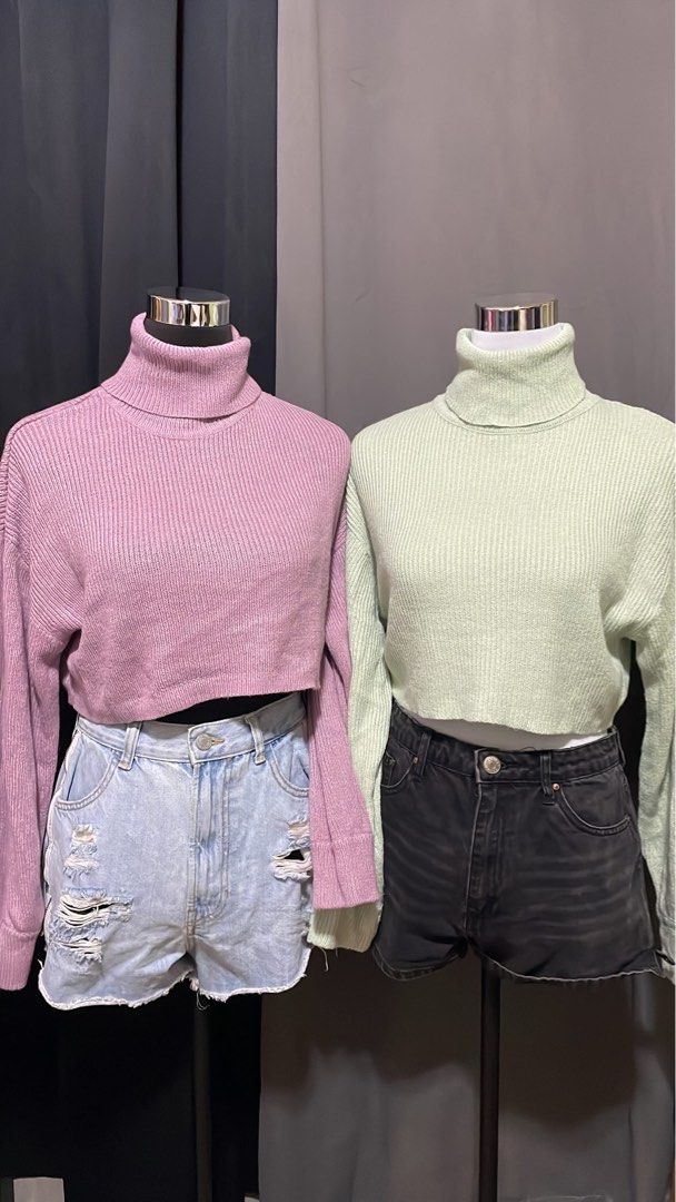 H&M Cropped Sweaters (Category: Others Tops) located in Davao. Submitted by threadellebyhazel_davao (Listing ID 1465973084, Image 1). Description: Get these 2 for 700 pesos! - 1 for 400 pesos Used once.