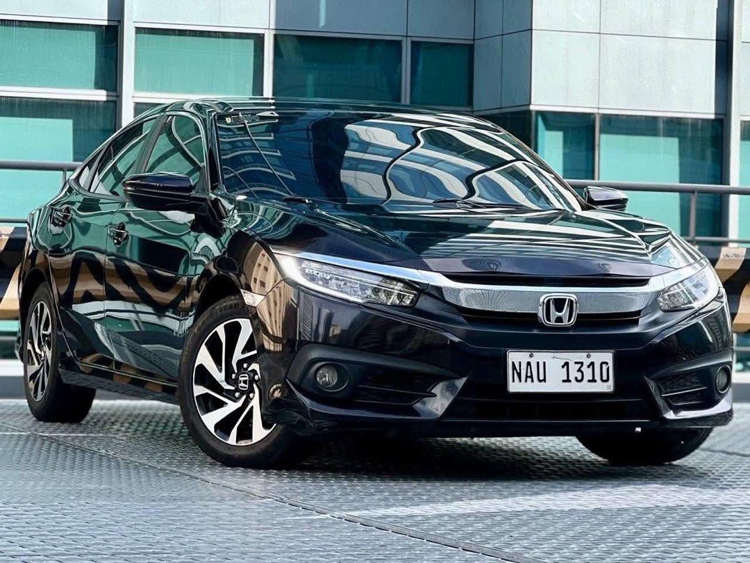 Honda Civic 1.8 E Auto (Category: Used Cars) located in Makati City. Submitted by allcarsbymissjun (Listing ID 1465995482, Image 1). Description: 2017 Honda Civic 1.8 E Gas Automatic 90k ALL IN DP PROMO! Php 658,000 Only! ALL IN LOW DP PROMO ALL IN CASHOUT - Php 90,000 2 YRS - Php 35,302 3 YRS - Php 25,507 4 YRS - Php 21,151 (Chattel & Insurance included) FAST APPROVAL (Higher DP will lower monthly payments) 1ST OWNERSHIP Well-maintained Mileage 
