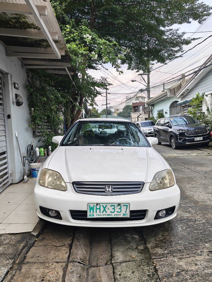 Honda Civic Lxi Auto (Category: Used Cars) located in Quezon City. Submitted by tanramoni (Listing ID 1466051675, Image 1). Description: For sale: Honda Civic Lxi 1999 Sir body padek 454 Automatic transmission All stock all original except sa mags 1.5 sohc engine very fuel efficient Keyless entry Original stanley headlights and tail lights Newly changed oil (Fully synthetic, Motul oil) Brandnew battery Brandnew sparkplug, oil filter, gas filter, 