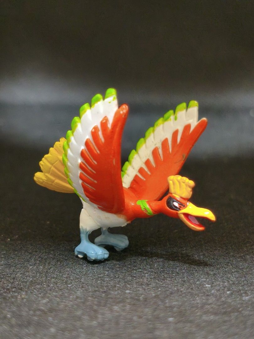 Ho-Oh - Pokemon Mini Figure (Category: Kids Toys) located in Pasig City. Submitted by knick_n_knacks (Listing ID 1465971794, Image 1). Description: 📌 PLEASE READ BEFORE BUYING Posted item/s are pre-loved. Minor flaws such as discoloration, dust, scratches, paint chips, loose stitches, or pen markings may be present. Please manage expectations. 🔍 WYSIWYG (What You See Is What You Get) • All photos posted are the actual item • Inspect carefully •