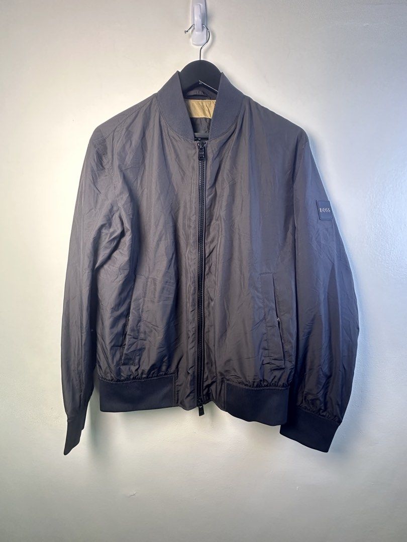 Hugo Boss Black Bomber Jacket (Category: Coats, Jackets and Outerwear) located in Manila. Submitted by declutterpromax (Listing ID 1466025782, Image 1). Description: .