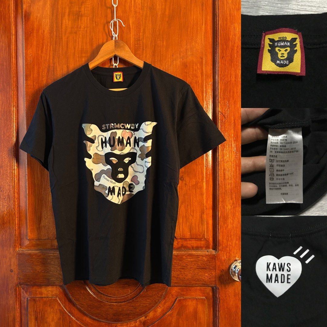 HUMAN MADE (Category: Tshirts & Polo Shirts ) located in Lingayen. Submitted by lacesteja15958 (Listing ID 1465964151, Image 1). Description: HUMAN MADE🔥 DIMES: 19.5x25.5 SIZE: MEDIUM COLOR RATE: 9.5/10 EXCELLENT CONDITION MINE: 1099.