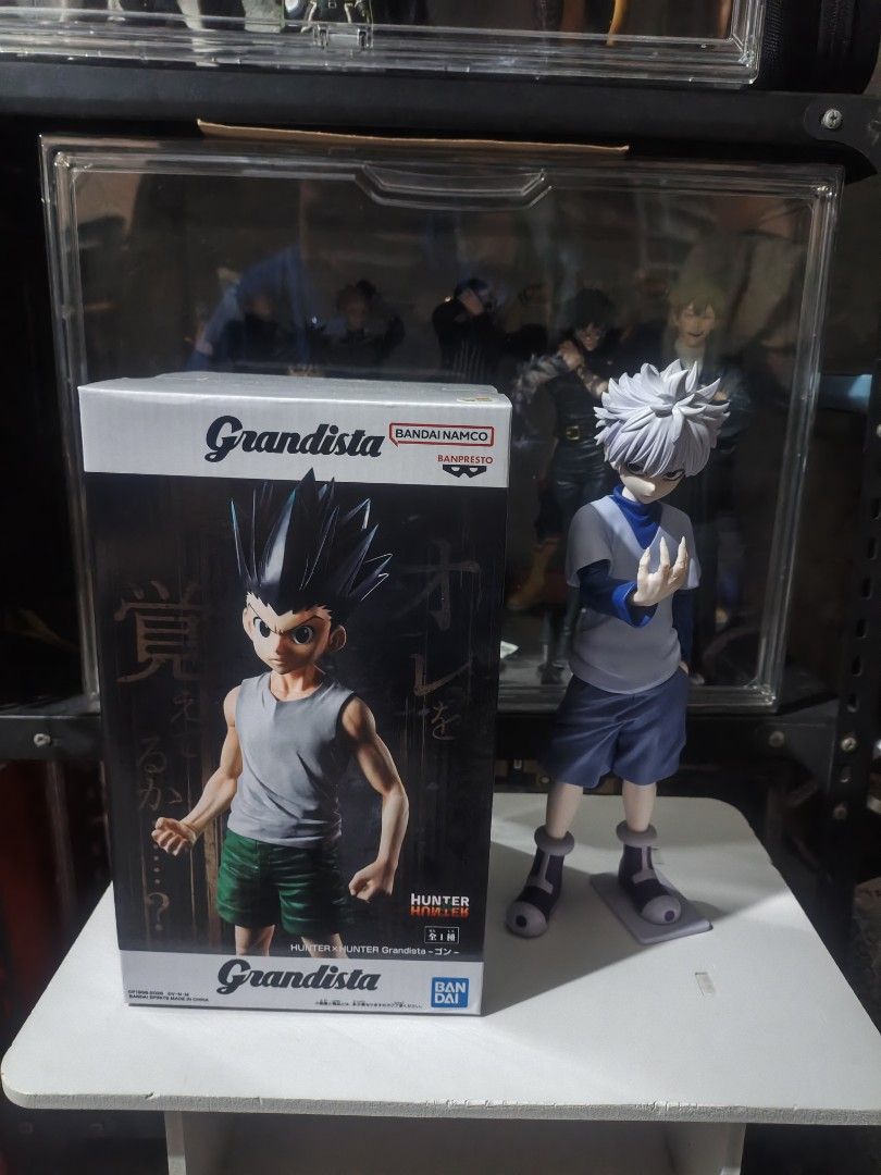 HXH Grandista set (Category: Action & Battle Toys) located in Calamba. Submitted by dicarius0008 (Listing ID 1466098627, Image 1). Description: Gon - MISB Killua - Bib no issue.