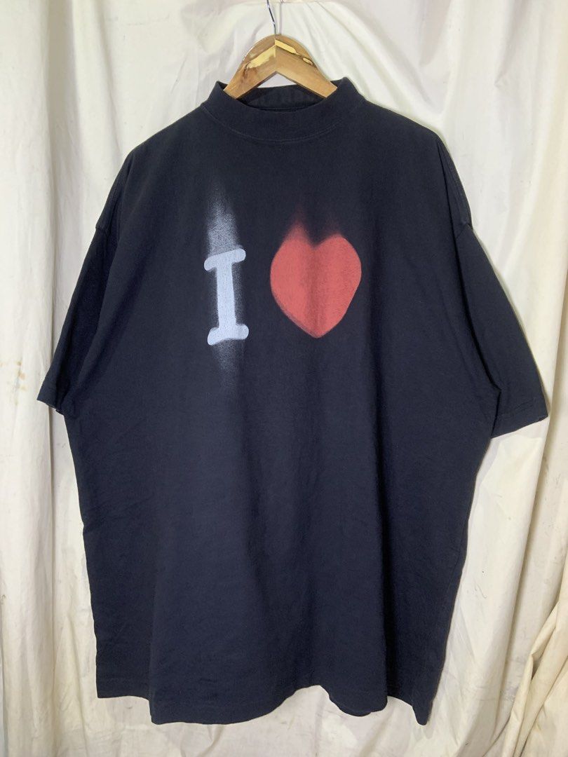 I Heart Balenciaga Tshirt (Category: Luxury Apparel) located in Paranaque City. Submitted by thrift_in_the_hoods (Listing ID 1465959886, Image 1). Description: Dimes: 26x30 Issue: None.