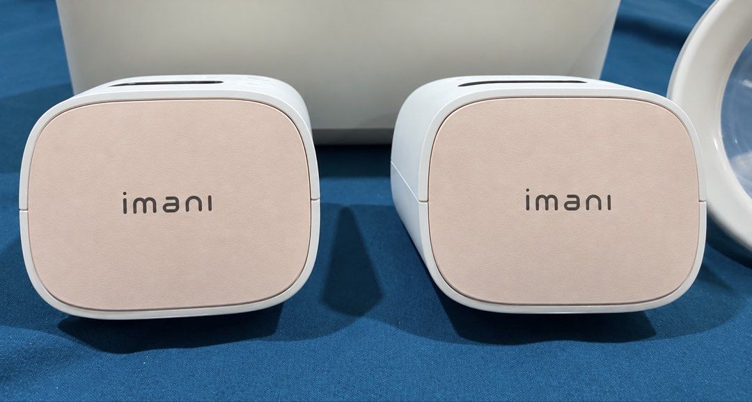 Imani I2 Plus Hands-Free Breast Pump Double Set with Charging Case (Category: Breastfeeding & Bottle Feeding) located in Cebu City. Submitted by lovedandlisted22 (Listing ID 1466145276, Image 3). Description: FOR SALE: Imani i2 Plus Pro Wearable Breast Pump Barely used for only 3 months and still in very good condition. Original price: ₱13,000 Selling for: ₱8,500 Complete parts: * 1 charging dock * 2 Imani i2 Plus Pro motors * 2 milk collection c
