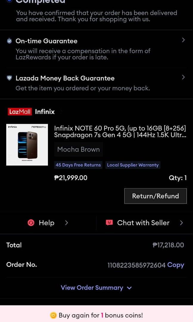 INFINIX NOTE 60 PRO (Category: Android Others) located in Santa Cruz. Submitted by golden_kach (Listing ID 1466136241, Image 1). Description: INFINIX NOTE 60 Pro ‎3months old (bought since July. 2026) ‎No Sim restriction (any simcard) ‎Battery health 100% ‎In good condition ‎True tone working ‎Face ID working ‎No issue, all parts are original ‎All perfectly works ‎No history of repairs (unli check) ‎ ‎Inclusions: ‎• Box ‎• Charger with magnetic w