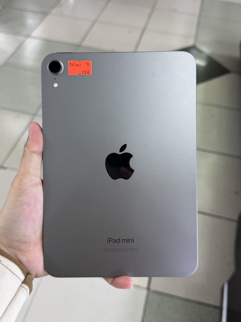 IPAD MINI 7 128GB 90%BH WIFI ONLY (Category: iPad) located in San Juan City. Submitted by aynaagadgets (Listing ID 1465972634, Image 1). Description: IPAD MINI 7 128GB WIFI ONLY OCTOBER 2026 STALL #: XB-07 FOR SALE | TRADE / SWAP PASS SA MGA SCAMMERS / THIRD PARTY (RFS: Buy and Sell) ⬇️DETAILS⬇️ •128 GB (Other storage is also available) •Black (Other color is also available but price may vary) •90%bh •NTC Variant •95% Smooth •Truetone Working •No