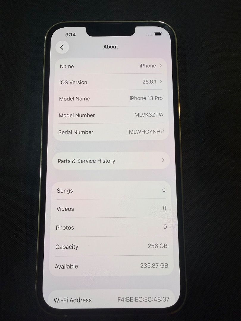 Iphone 13 Pro 256gb (BH: 100%) (Category: iPhone 13 Series) located in Quezon City. Submitted by nmindanao (Listing ID 1465959310, Image 3). Description: FOR SALE: iPhone 13 256GB | 100% Battery Health -Good as new. -Selling my well-maintained iPhone 13 256GB, recently serviced and thoroughly checked by Beyond the Box, an Apple Authorized Service Provider. -100% Battery Health -Battery recently replaced by Beyond the Box Professionally diagnosed 