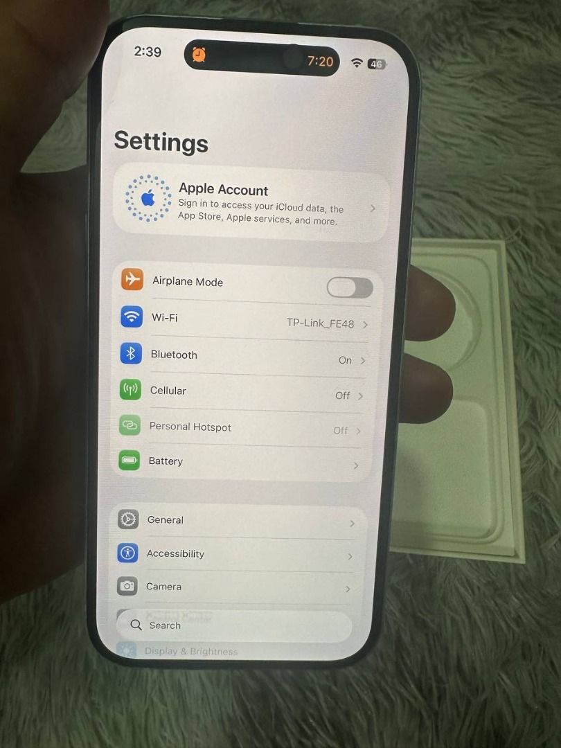 iPhone 15 256GB 98% BH Blue (Category: iPhone 15 Series) located in Manila. Submitted by gadjetseller122889 (Listing ID 1466000654, Image 2). Description: iPhone 15 256GB 98% BH Blue Quick Specs: iPhone 15 256GB 98% BH 148 Cycle count Blue Inclusion: Unit Charger Replacement box No issue In pristine condition Mura compare sa Ghills Meet up Q.C Batasan, Commonwealth, Fairview, SJDM Bulacan Marikina Nangka Marikina or San Mateo, Rizal. Pwede shippi