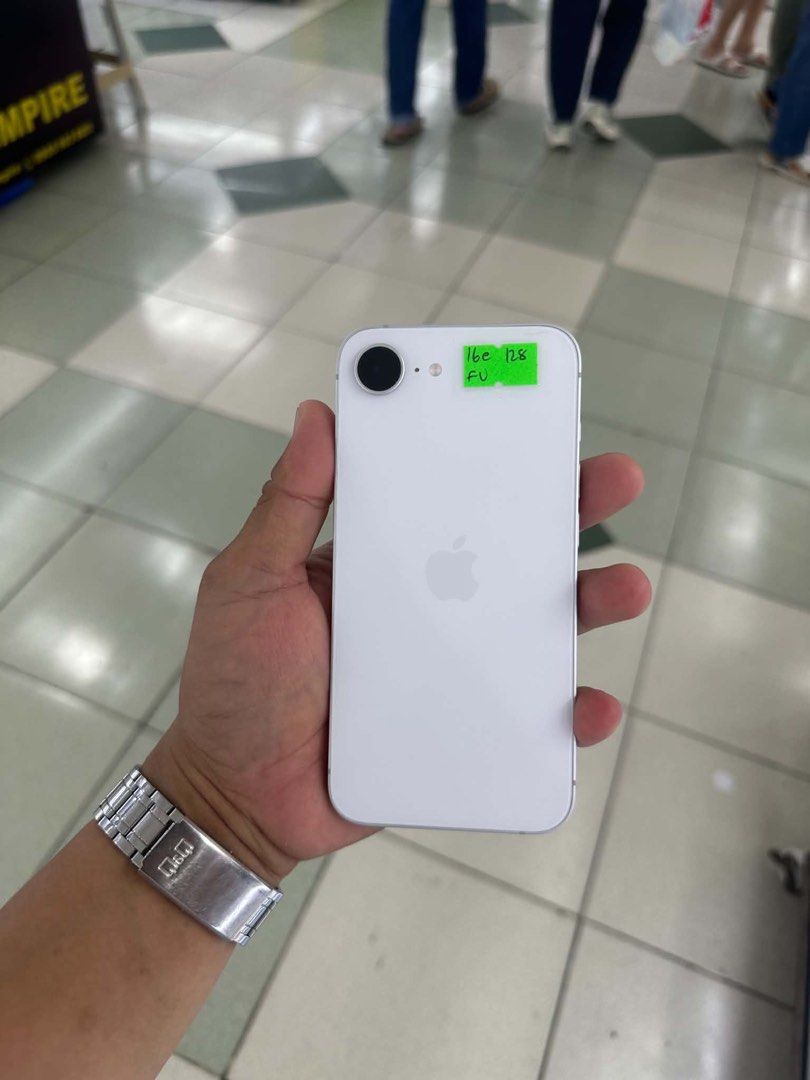 Iphone 16e 128GB 93BH no issues Openline NTC approved (Category: iPhone 16 Series) located in San Juan City. Submitted by najihahtelecomshop2018 (Listing ID 1466105100, Image 1). Description: Legit Store | Original unit FOR SALE | TRADE / SWAP ▫️INSTALLMENT thru: 🔸Credit Card (straight / installment) 🔸Ggives / Gcredit + 6% interest 🔸Spay Later + 6% interest (RFS: Buy and Sell any kinds of Gadgets) Description: iPhone 16e 128GB ( other GB are a