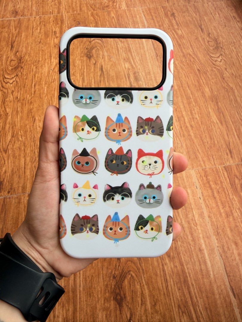 iPhone 17 Pro Max Case Cute Cats (Category: Cases & Sleeves) located in Taguig. Submitted by finds.market88 (Listing ID 1466044187, Image 1). Description: Matte finish Bnew 📸 Actual item posted.