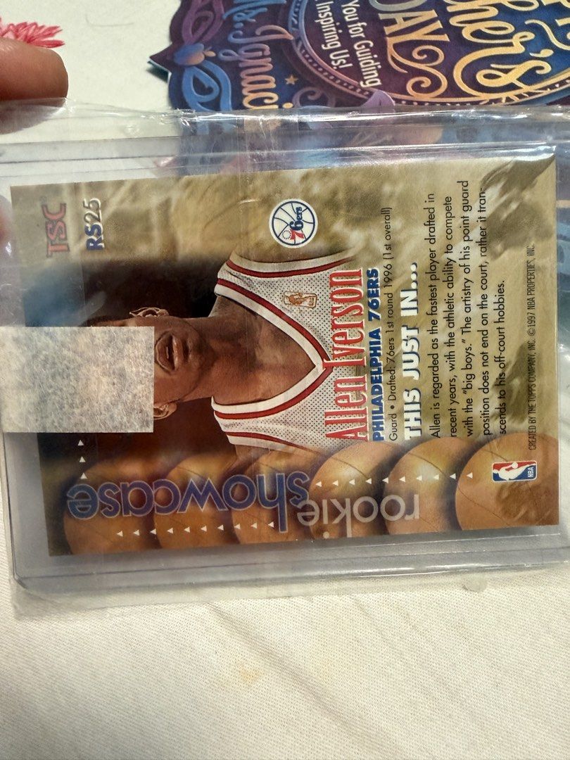 Iverson Rookie showcase RC (Category: Trading Cards Accessories) located in Manila. Submitted by anewteknika (Listing ID 1466005201, Image 2). Description: Iverson Rookie showcase RC.