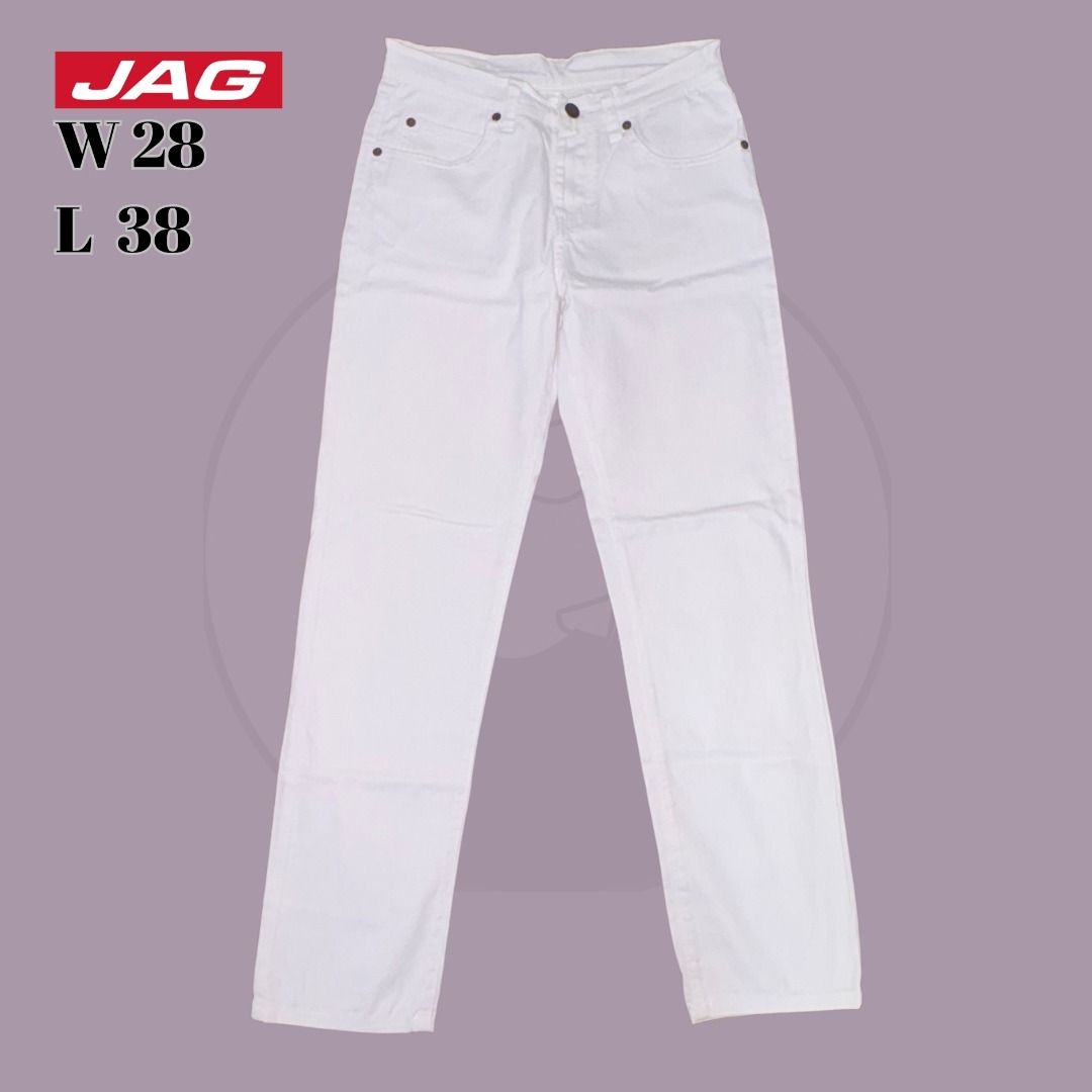 JAG Jeans white (Category: Jeans) located in Cavite. Submitted by cchilinnstuffs (Listing ID 1466030607, Image 1). Description: RFS: Decluttering ^.^.