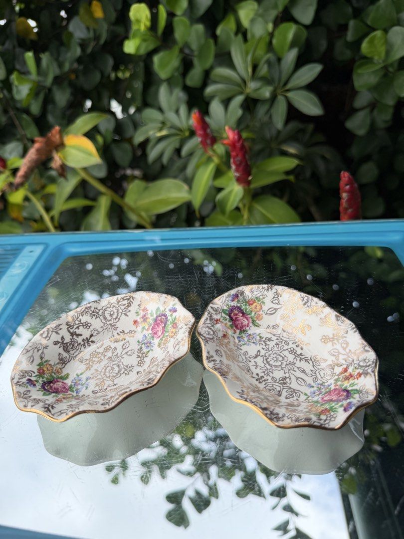 James Kent butter pat (Category: Dinnerware & Cutlery) located in Davao. Submitted by parteawares2 (Listing ID 1466013457, Image 1). Description: Two pieces James Kent made in England butter pat has noted crazings at the bottom dues to its age .