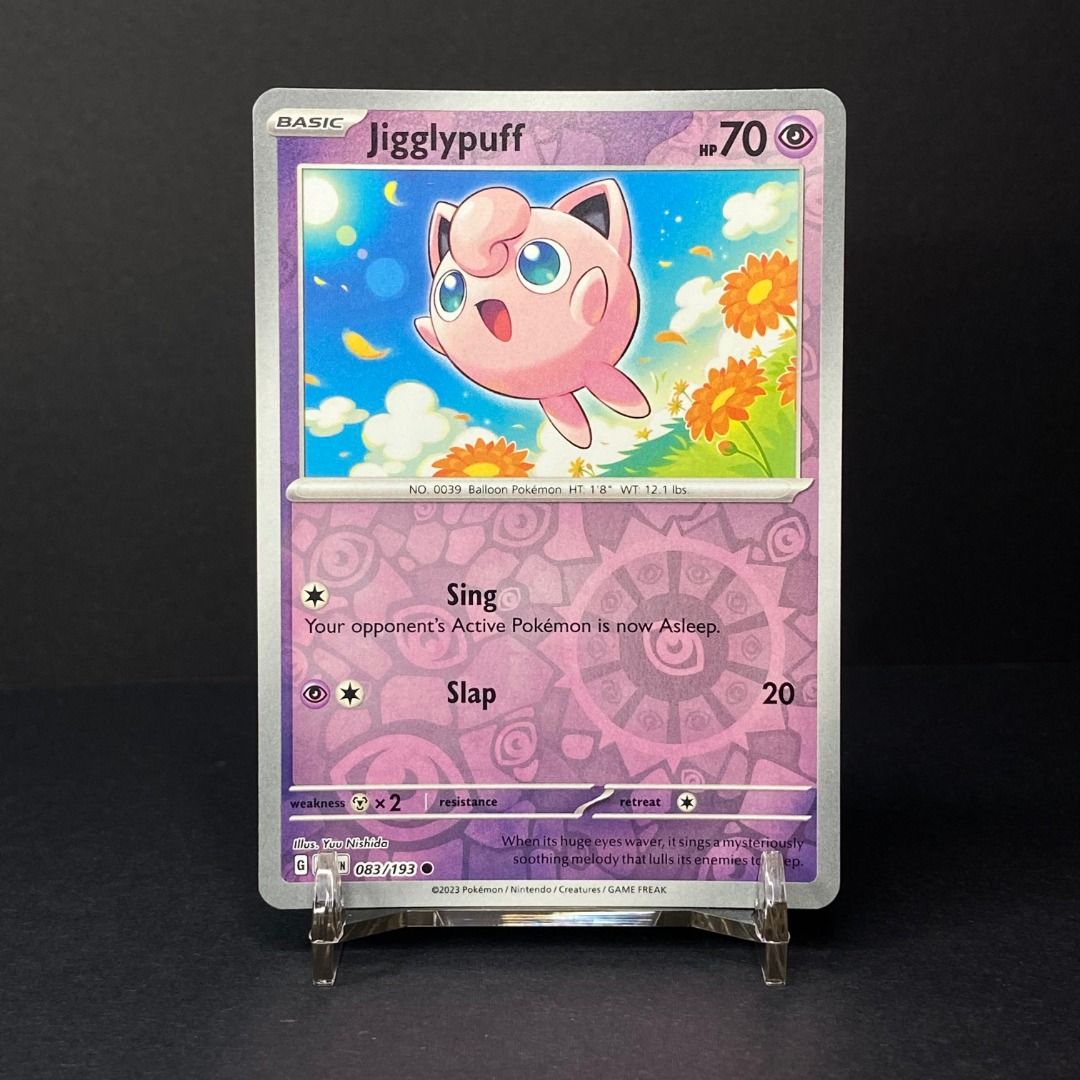 Jigglypuff 083/193 Common (Category: Raw Singles) located in Pasig City. Submitted by precycled_ (Listing ID 1466040965, Image 1). Description: Condition : NM-LP . . . ‼️BUY AT YOUR OWN RISK ❗Payment First Basis 📌Be 100% SURE before submitting the form 📌1 DAY Reservation ONLY! ❌No Pick-up / No Meet up ❌No RETURN / EXCHANGE ❌No RUSH ❌No CANCELLATIONS ❌Don't BUY our products if you are flaw conscious ⚠️Seller is NOT liable for any damage or loss 