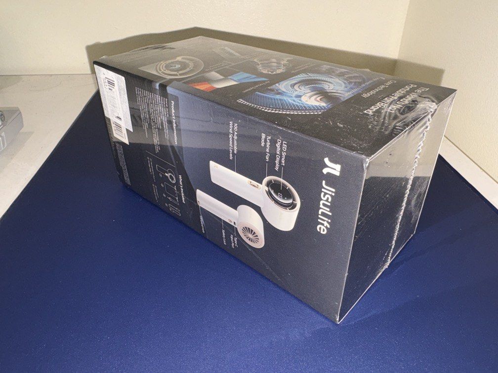 JisuLife Handheld Fan Pro1 (Category: Fans) located in Manila. Submitted by dobronxsglazer (Listing ID 1466037729, Image 3). Description: Brand New Box plastic-sealed, perfect condition Rfs: Decluttering.