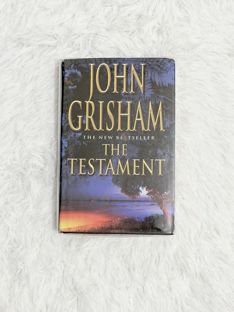 JOHN GRISHAM - THE TESTAMENT Hardcover - PRELOVED (Category: Storybooks) located in Malolos. Submitted by jnrreadershavenbooks (Listing ID 1466022704, Image 1). Description: ✅SECONDHAND HARDCOVER BOOK (ORIGINAL AND AUTHENTIC) FOR SALE!!! ✅Writer: John Grisham ✅Title: The Testament ✅Mode of Payment: Gcash/BPI/GoTyme ✅Delivery via J&T Express (or you may book Lalamove for same day delivery). .