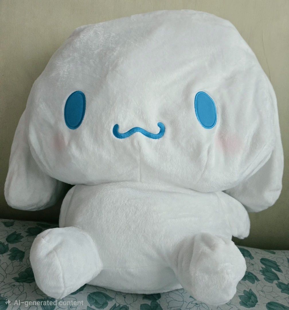 jumbo cinnamoroll (Category: Plushies & Soft Toys) located in Quezon City. Submitted by peachhalves (Listing ID 1466034346, Image 1). Description: Jumbo Cinnamoroll Plushie (Like New Condition) Description: • Condition: Like new, very clean, well-maintained, and dust-free. • Size: Jumbo / Oversized (Super huggable size!). • No flaws, stains, or rips. RFS: Decluttering my room space. MOP: GCASH/BANK TRANSFER Message me if interested! #sanrioph #ci