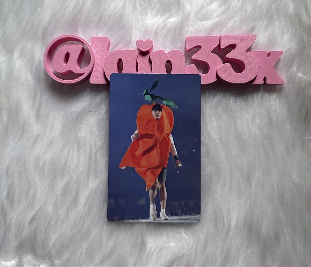 jungkook 4th muster pc - carrot koo (Category: K-Wave Merchandise) located in Bacoor. Submitted by lain33x (Listing ID 1466094901, Image 1). Description: ❌lower offers selling at cost. on hand. pc 9/10 condi (back part) 2500 - pc only 3000 - with unsealed 4th muster dvd album payo +pf 20 +sf jnt wed sun .