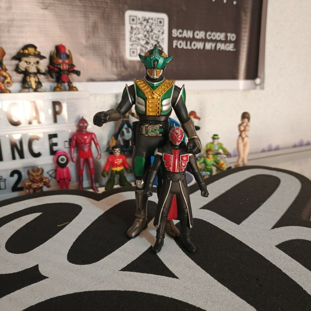 Kamen Rider Figs (Category: Action & Battle Toys) located in Batangas. Submitted by D.CAP (Listing ID 1466058803, Image 1). Description: For Sale:⬇️ 🛒 Kamen Rider Figs 🅿️ 170.00 Asapck + SF Yours ✅ 📦 As-is condition nabili ko siya sa japan surplus. *Bandai China Original *Soft Vinyl 7inches and 4inches *Check picture for details *No Box 📌 Batangas city Location 📦 Ship Nationwide (J&T D2D/LBC SFcop) 📩 DM for speed Transaction 🧾 NO cod❌ / Pa