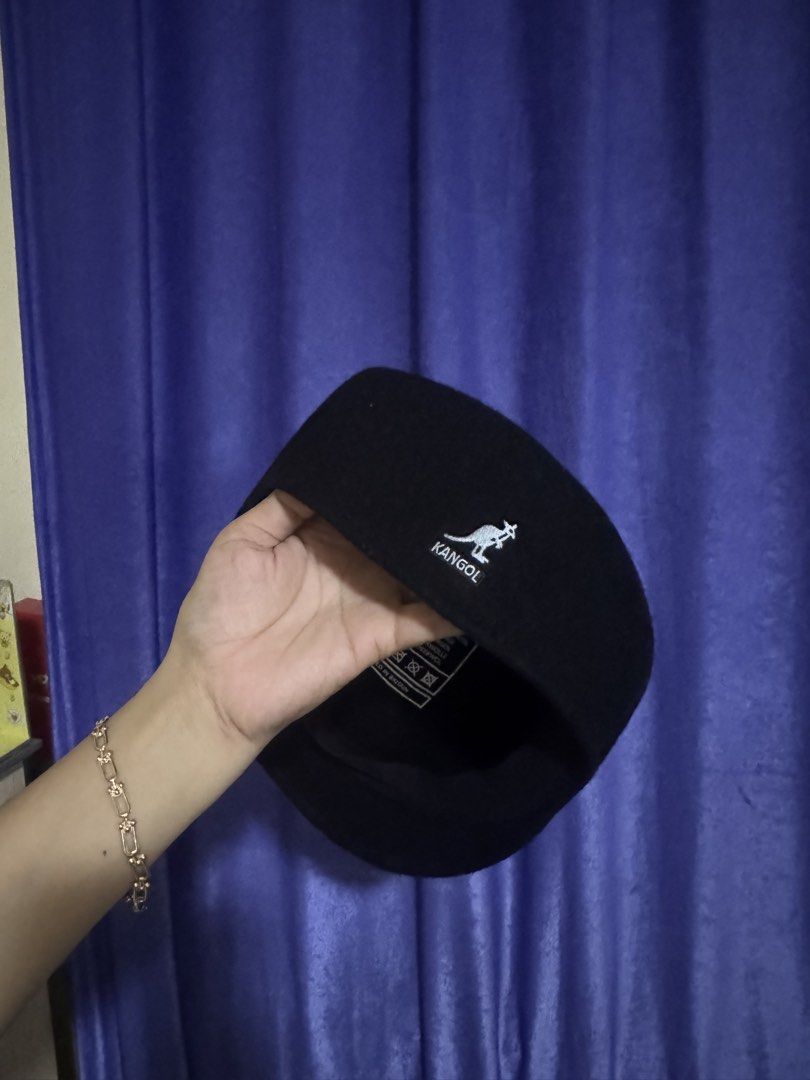 Kangol Wool Black Hats (Category: Caps & Hats) located in Manila. Submitted by jemerrysudlon16 (Listing ID 1465974742, Image 3). Description: Original Made in Japan Size M .