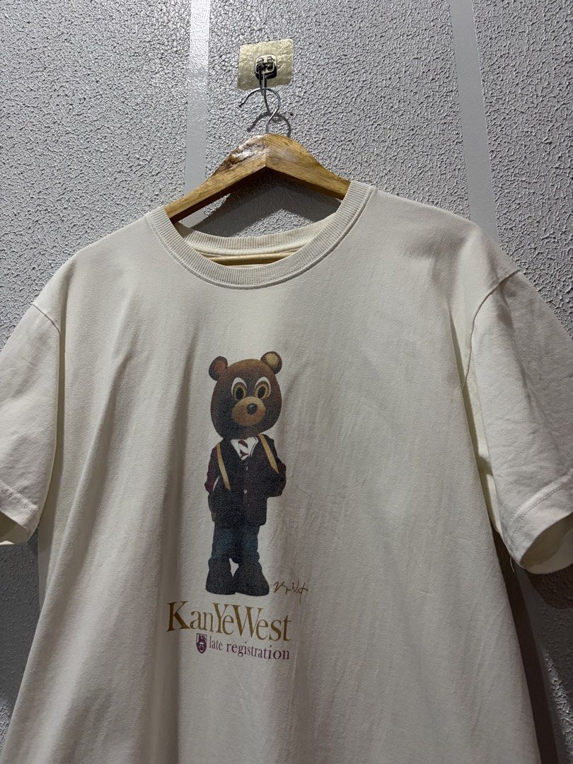 Kanye west (Category: Tshirts & Polo Shirts ) located in Manila. Submitted by mgezVtg (Listing ID 1465975564, Image 2). Description: Ye late registration cut missing tag xl.
