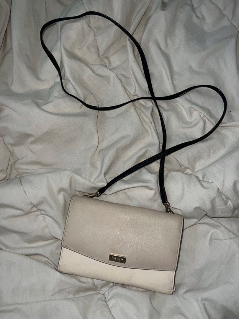 Kate Spade Bag (Category: Cross-body Bags) located in Bulacan. Submitted by shuaromi (Listing ID 1465969701, Image 1). Description: 100% authentic check pics for flaws/issues warm beige color rfs: decluttering.