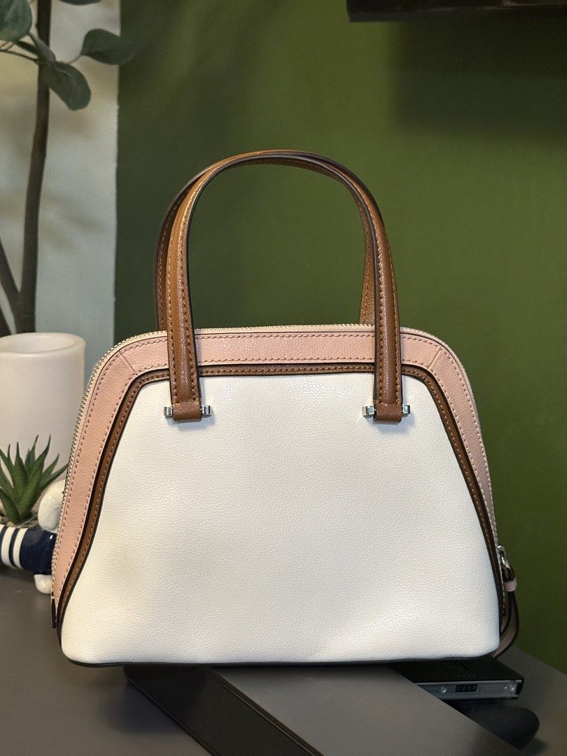 Kate Spade Small Dome Patterson Colorblock (Category: Shoulder Bags) located in Makati City. Submitted by helloluna22 (Listing ID 1466060651, Image 2). Description: In pristine condition. Used twice only, no tags but still has the care booklet. RFS: Decluttering Negotiable.