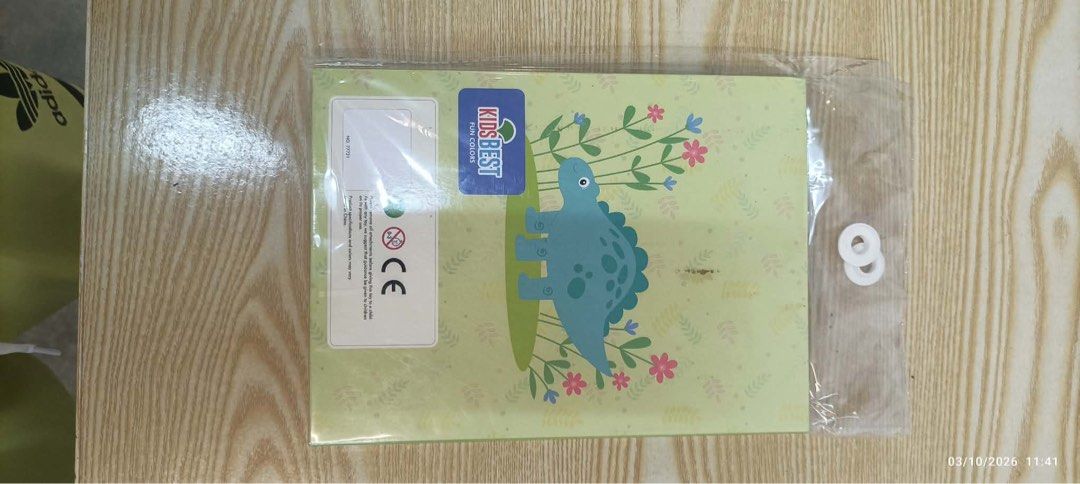 Kid’s Coloring Activity Set with Crayons (Category: Educational & Learning Toys) located in Taytay. Submitted by crisha14344 (Listing ID 1465985403, Image 3). Description: Children’s Dinosaur-Themed Coloring Set Multiple Colored Crayons Sticks Binili namin from toy kingdom Di nagamit Fix price na po Decluttering.