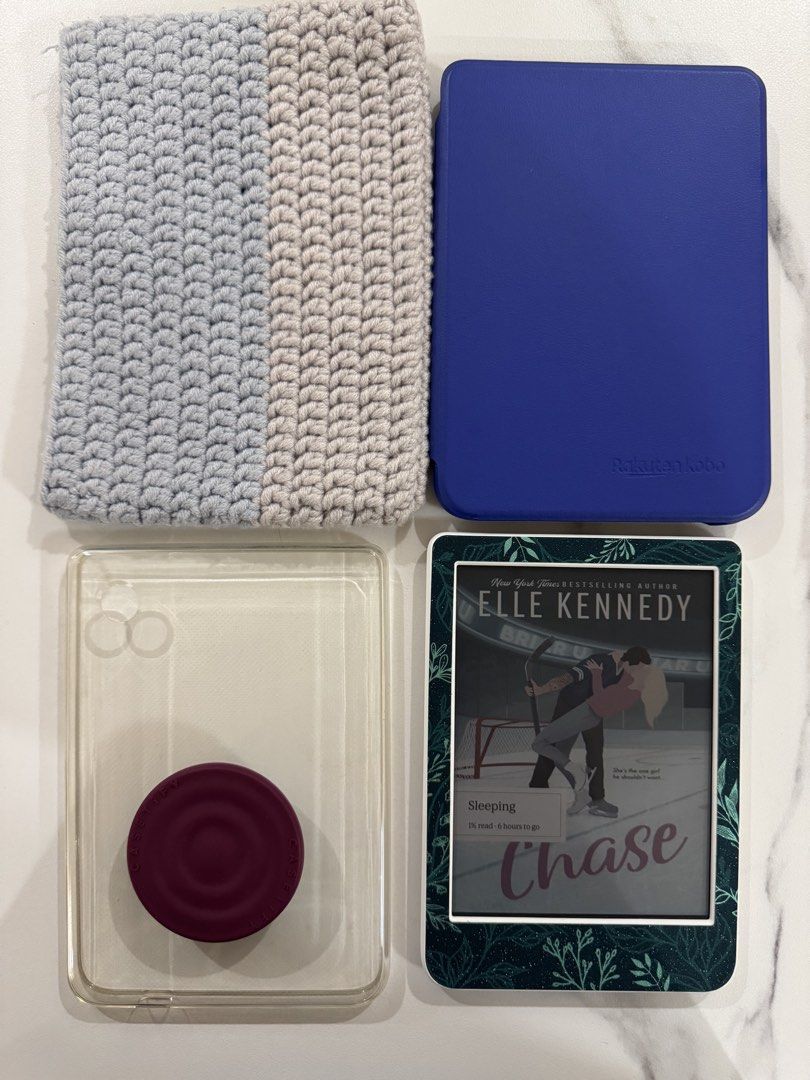 Kobo Clara Colour (Category: E-Readers) located in Rodriguez. Submitted by patriciadelapaz1195 (Listing ID 1466070133, Image 3). Description: For sale‼️ ₱11,500 Kobo Clara Colour White Excellent condition No flaws, no scratches Inclusions: Box Original charging cable Kobo clear case with box Kobo flip case in blue with box Casetify Ripple Gripstand Crochet Sleeve Skins Payment via Maribank or Bank Transfer Shipping via Lalamove or J&T 📍Commonwea