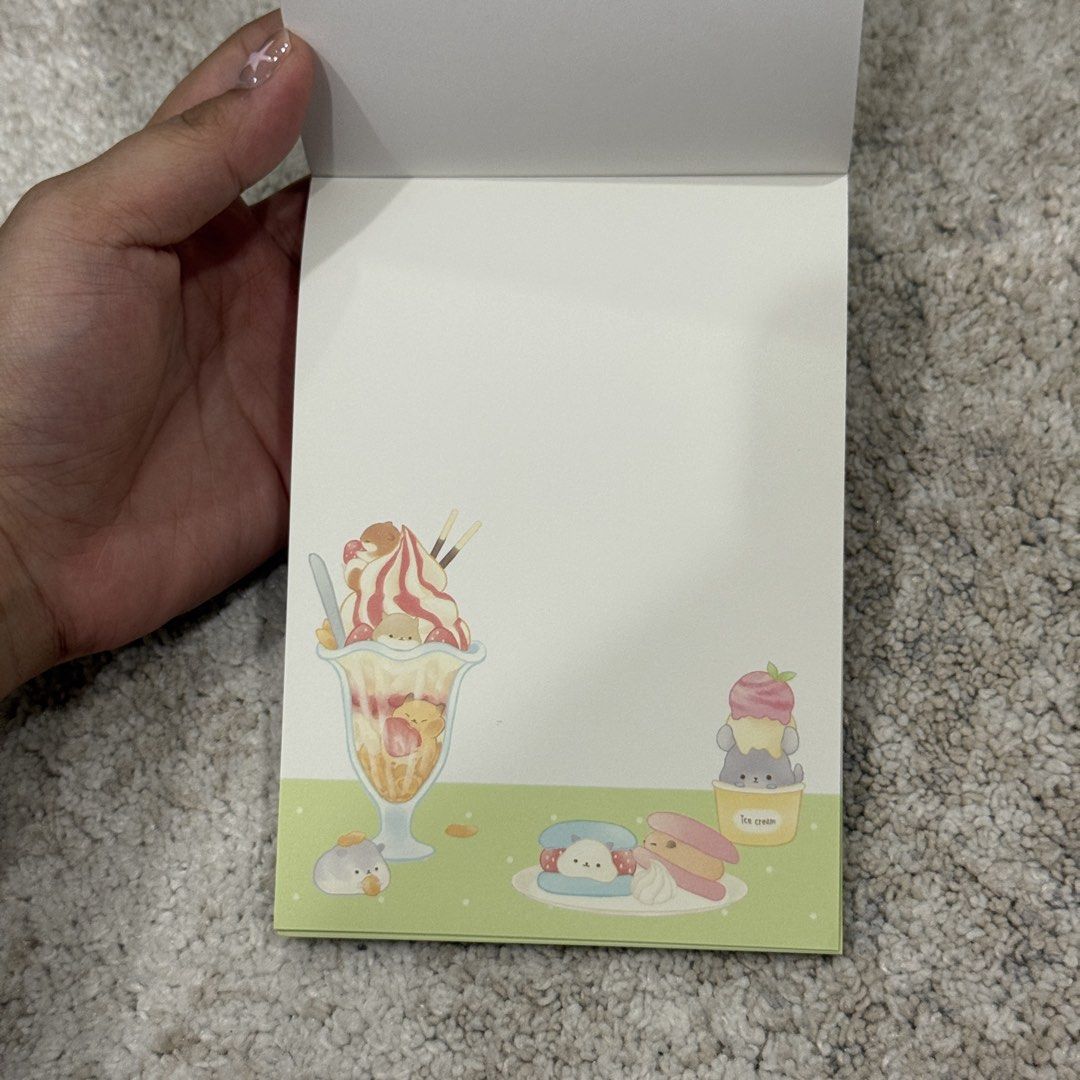 kyowa sweets animals A6 memo pad (Category: Stationery & School Supplies) located in Iba. Submitted by drewychewy (Listing ID 1466038301, Image 3). Description: mop: gcash/bpi/maribank mod: j&t.