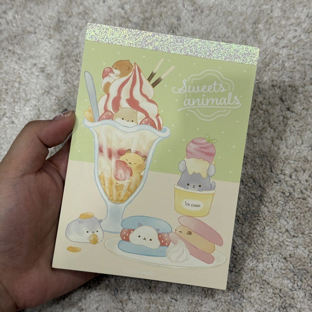 kyowa sweets animals A6 memo pad (Category: Stationery & School Supplies) located in Iba. Submitted by drewychewy (Listing ID 1466038301, Image 1). Description: mop: gcash/bpi/maribank mod: j&t.