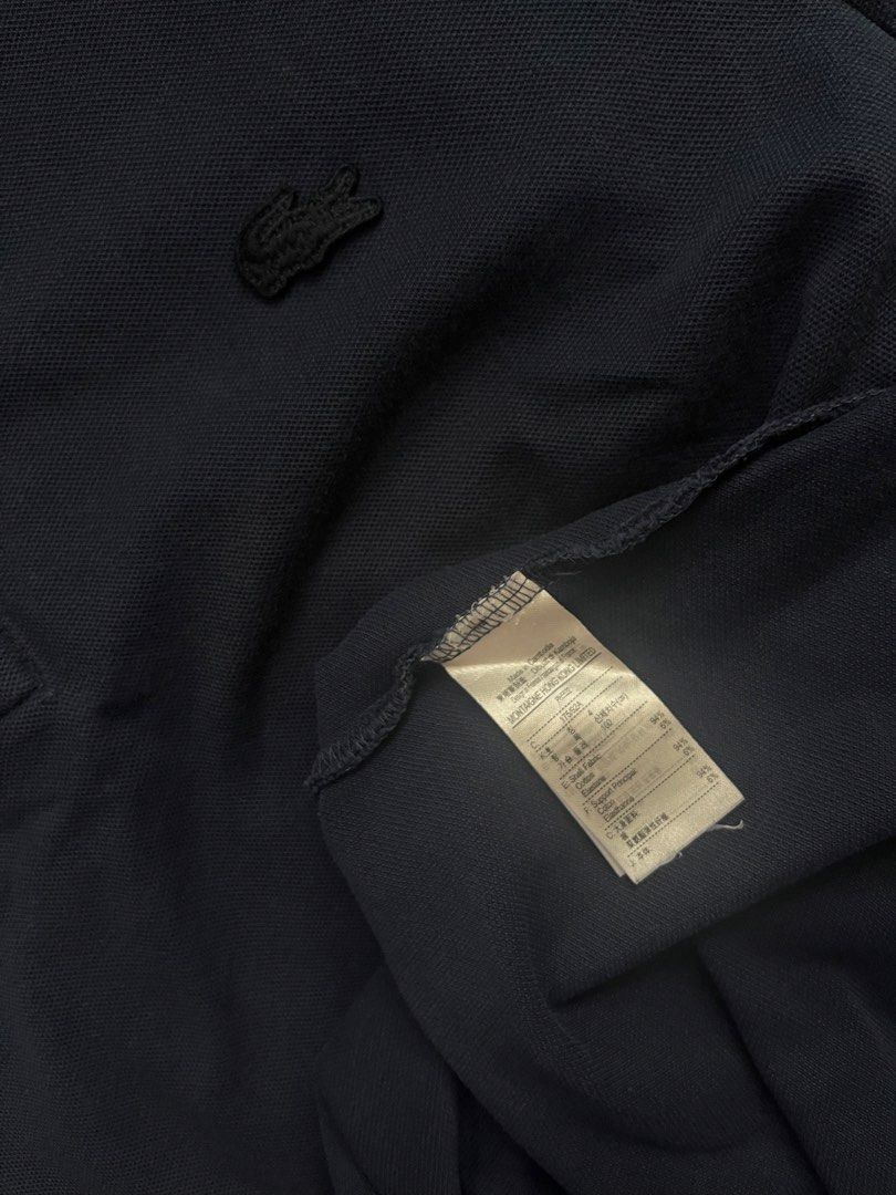 Lacoste (Category: Tshirts & Polo Shirts ) located in Marikina City. Submitted by doobiethrift (Listing ID 1466002123, Image 3). Description: Size 4 20/27 Excellent condition Issue: last pic .