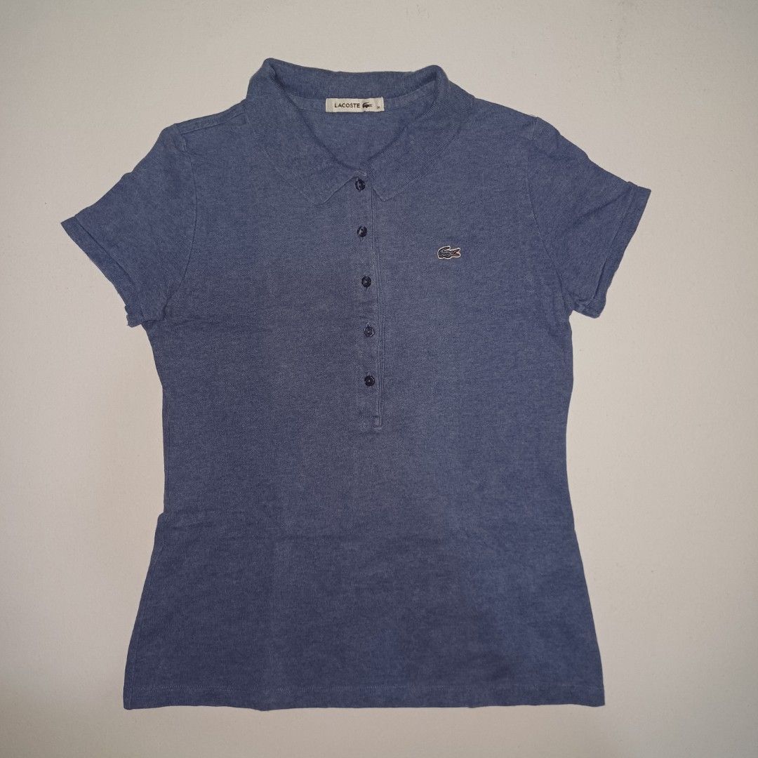 Lacoste Blue Polo (Category: Shirts) located in Pasig City. Submitted by padillaaub64242 (Listing ID 1466087341, Image 1). Description: - Authentic blue Lacoste polo shirt - Size Small -16×23 inches.