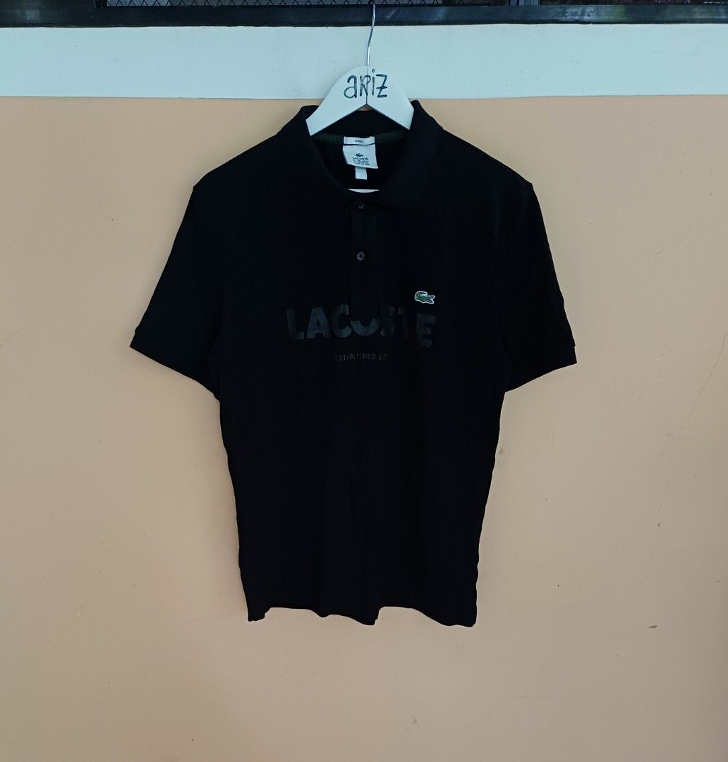 Lacoste Live Poloshirt (Category: Tshirts & Polo Shirts ) located in Davao. Submitted by phgrails082 (Listing ID 1465953790, Image 2). Description: Lacoste Live Poloshirt Large , 21w x 27L Good as new condition 1,500 add shipping fee.
