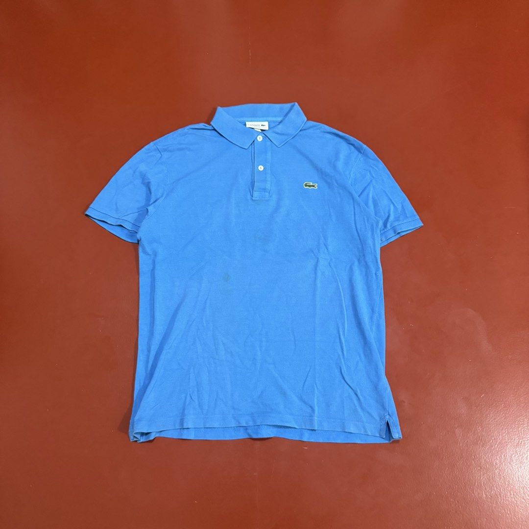 LACOSTE POLO SHIRT (Category: Tshirts & Polo Shirts ) located in Pasig City. Submitted by buzzthrifty (Listing ID 1466099374, Image 1). Description: SIZE M-L 20x26 EXCELLENT CONDITION WASH LANG TO SOLID COLOR PA .