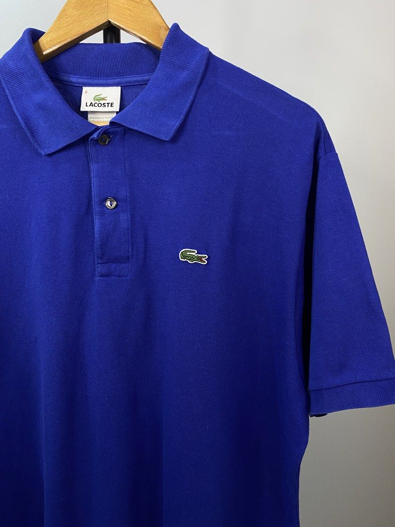 Lacoste Polo Shirt (Category: Luxury Apparel) located in Bacolod City. Submitted by hayymeeh.finds (Listing ID 1466143155, Image 2). Description: (Authentic) Lacoste Polo Shirt - Blue Size: Large Measurements: Width: 21" | Length: 28" Condition: Good as new, no issues, 9.5/10 color rate Price: ₱1,380 free shipping 📍 Location: Bacolod City 🚚 Shipping: (J&T / Meet-up if available) 💳 Payment: (GCash / Cash / Bank Transfer) ⚠️ DISCLAIMERS: • Actua