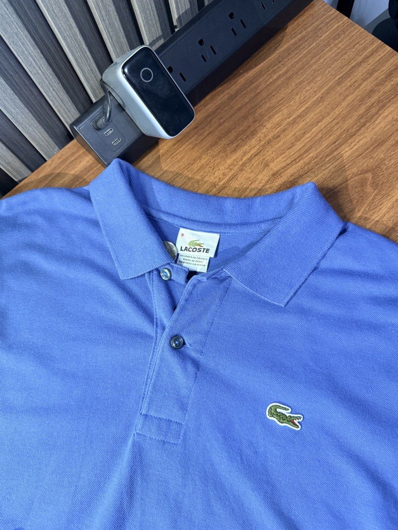 Lacoste Poloshirt (Category: Activewear) located in Bulacan. Submitted by jomar_0705 (Listing ID 1466151193, Image 3). Description: Lacoste Poloshirt Size 5 W23.5 L29 As new No issue.