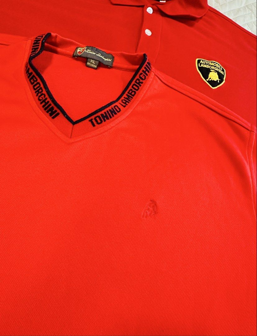 Lamborghini Bundle (Category: Tshirts & Polo Shirts ) located in Binan City. Submitted by fashiongossiponlineboutique (Listing ID 1465990193, Image 2). Description: Lamborghini Shirt Bundle Size: XL RFS: Decluttering Take both for P750.