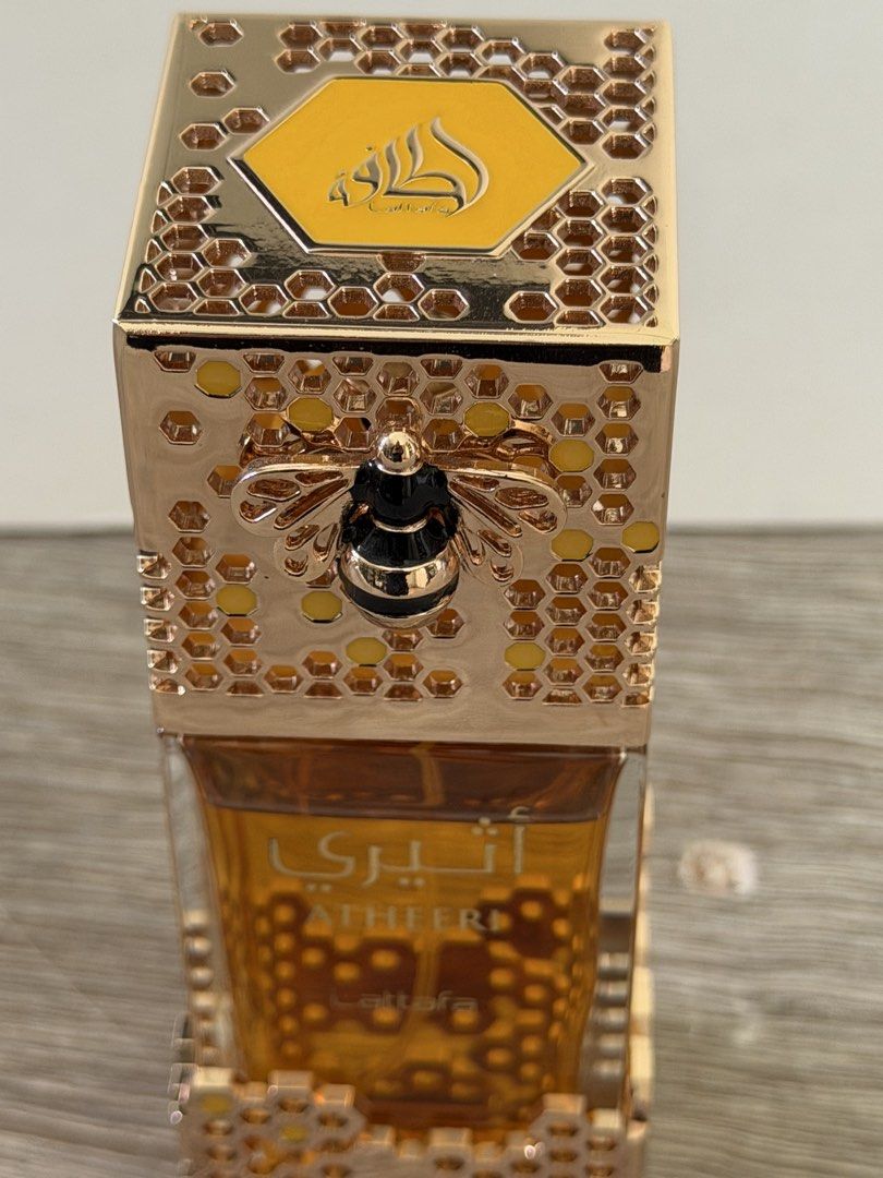 Lattafa Atheeri EDP 100ml Perfume (Category: Fragrance & Deodorants) located in Pasig City. Submitted by vidya_1 (Listing ID 1465973664, Image 3). Description: 💯 % Legit bottle Only 5ml missing Viral dupe of Gucci Flora Gorgeous Orchid 4.2 rating on Fragrantica Decluttering from my personal Collection Location Metro Manila Lalamove or Grab Pickup.