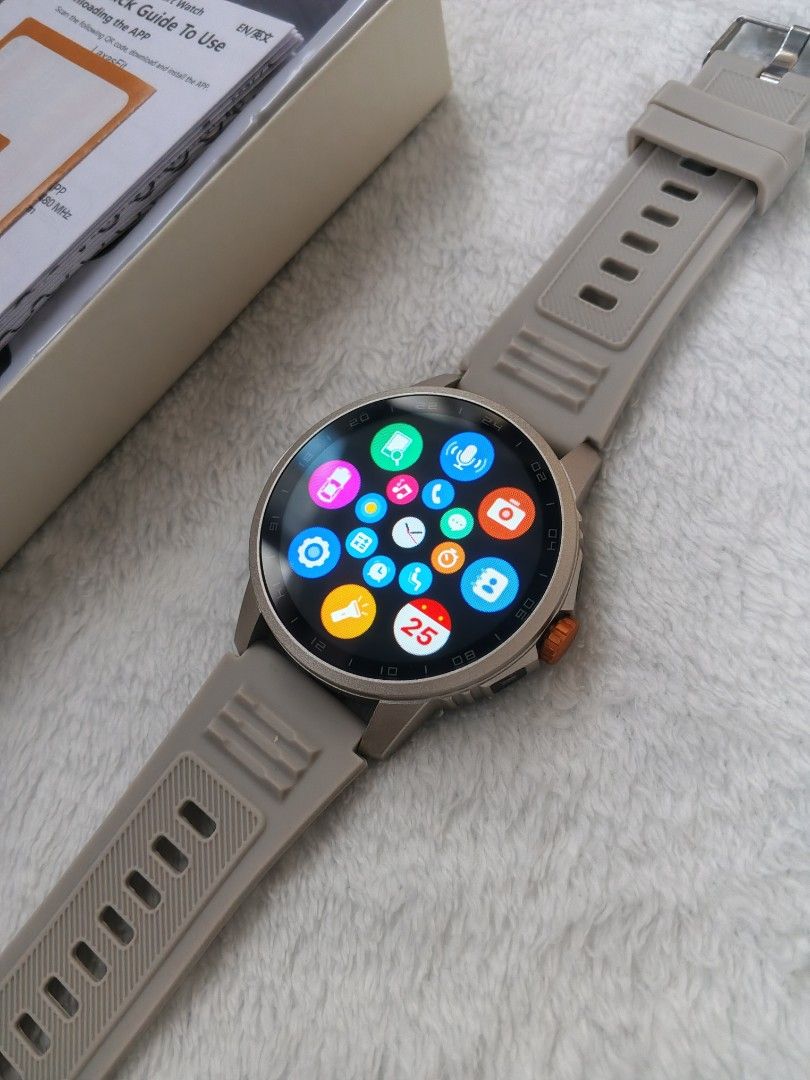 Laxasfit GT-12 SmartWATCH With Flashlight (Category: Men's Watches) located in Abucay. Submitted by abpshop (Listing ID 1465982020, Image 2). Description: Original Laxasfit smartwatch with flashlight complete with box . Raise To Wake . Music . Flashlight . Always On Display . Running . Voice Assistant . Wireless Call . Notification Txt/Social Media . Custom Watch Faces MOP: Gcash + SF Location: Bataan Courier: J&T Express.