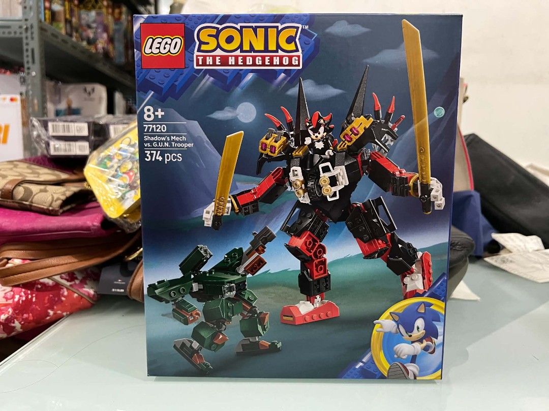 Lego 77120 Sonic Shadows Mech vs Gun Trooper (Category: Lego & Building Sets) located in Manila. Submitted by agsbeagle888 (Listing ID 1466049331, Image 1). Description: We sell various collections of Lego original sets, Technic, Icons, Arts,Star Wars, Harry Potter,Disney, Speed Champions,Architecture,Marvel / DC ,Monkie Kids, Super Mario, Dreamzz, Creator,Ninjago, Sonic The Hedgehog, Minifigures, Lego Keychains Feel free to inquire models that y