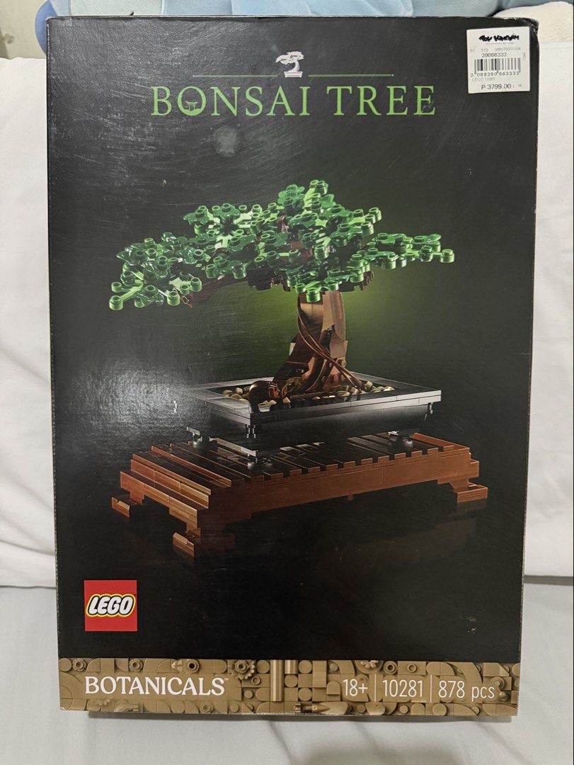 LEGO Botanicals Bonsai Tree 10281 (Category: Lego & Building Sets) located in Caloocan City. Submitted by deeclutterx (Listing ID 1466112580, Image 1). Description: 🌱 LEGO Botanicals Bonsai Tree (Set 10281) • 878 pieces | Recommended for ages 18+ • Includes interchangeable green leaves & pink cherry blossoms • Complete and unopened, with all original pieces • Perfect for plant lovers, collectors, or a relaxing build Condition: • Bought from Toy 