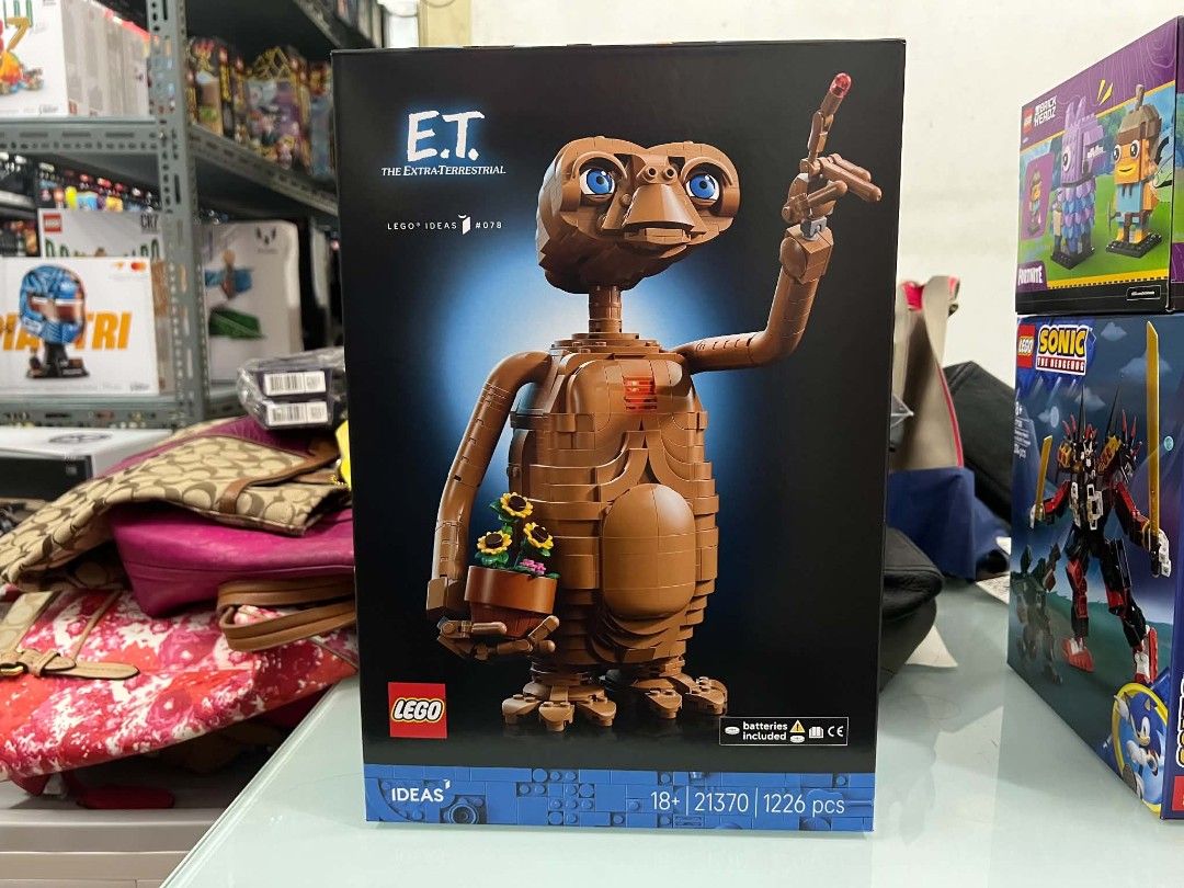 Lego Ideas 21370 E.T. The Extra Terrestrial (Category: Lego & Building Sets) located in Manila. Submitted by agsbeagle888 (Listing ID 1466053504, Image 1). Description: We sell various collections of Lego original sets, Technic, Icons, Arts,Star Wars, Harry Potter,Disney, Speed Champions,Architecture,Marvel / DC ,Monkie Kids, Super Mario, Dreamzz, Creator,Ninjago, Sonic The Hedgehog, Minifigures, Lego Keychains Feel free to inquire models that yo