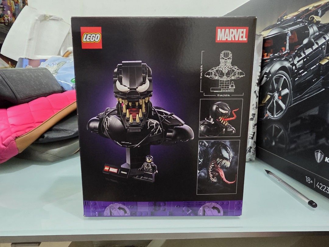 Lego Marvel 76356 Venom Bust (Category: Lego & Building Sets) located in Manila. Submitted by agsbeagle888 (Listing ID 1466056833, Image 2). Description: We sell various collections of Lego original sets, Technic, Icons, Arts,Star Wars, Harry Potter,Disney, Speed Champions,Architecture,Marvel / DC ,Monkie Kids, Super Mario, Dreamzz, Creator,Ninjago, Sonic The Hedgehog, Minifigures, Lego Keychains Feel free to inquire models that you are intereste
