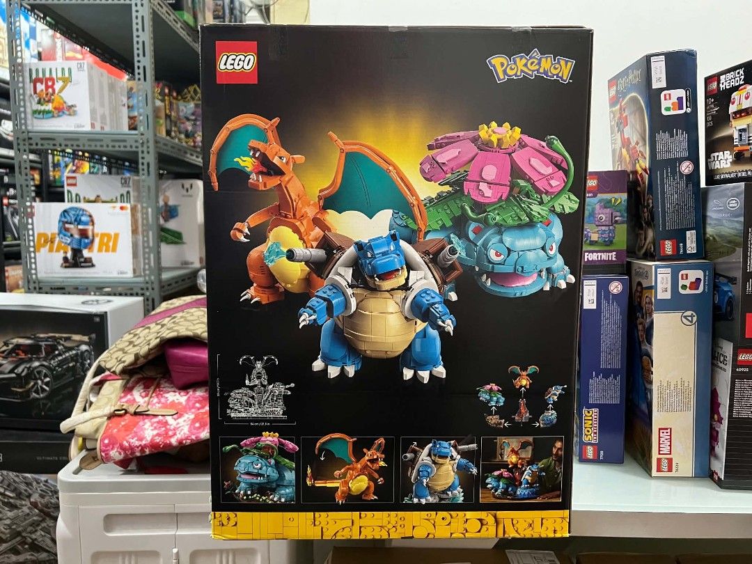 Lego Pokemon 72153 Venasaur Charizard and Blastoine (Category: Lego & Building Sets) located in Manila. Submitted by agsbeagle888 (Listing ID 1466050879, Image 2). Description: We sell various collections of Lego original sets, Technic, Icons, Arts,Star Wars, Harry Potter,Disney, Speed Champions,Architecture,Marvel / DC ,Monkie Kids, Super Mario, Dreamzz, Creator,Ninjago, Sonic The Hedgehog, Minifigures, Lego Keychains Feel free to inquire models