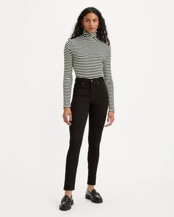 Levi's 721 Black Skinny Jeans (Category: Jeans) located in Manila. Submitted by lovelypreloved1497 (Listing ID 1466098310, Image 1). Description: - Style: Minimalist, clean look with no distressing - Fit: High-waisted and slim cut down to the ankle - Details: Classic five-pocket design, button closure, and zip fly - Material: Comfortable stretchy denim - Versatility: Standard belt loops, easy to match with any outfit.